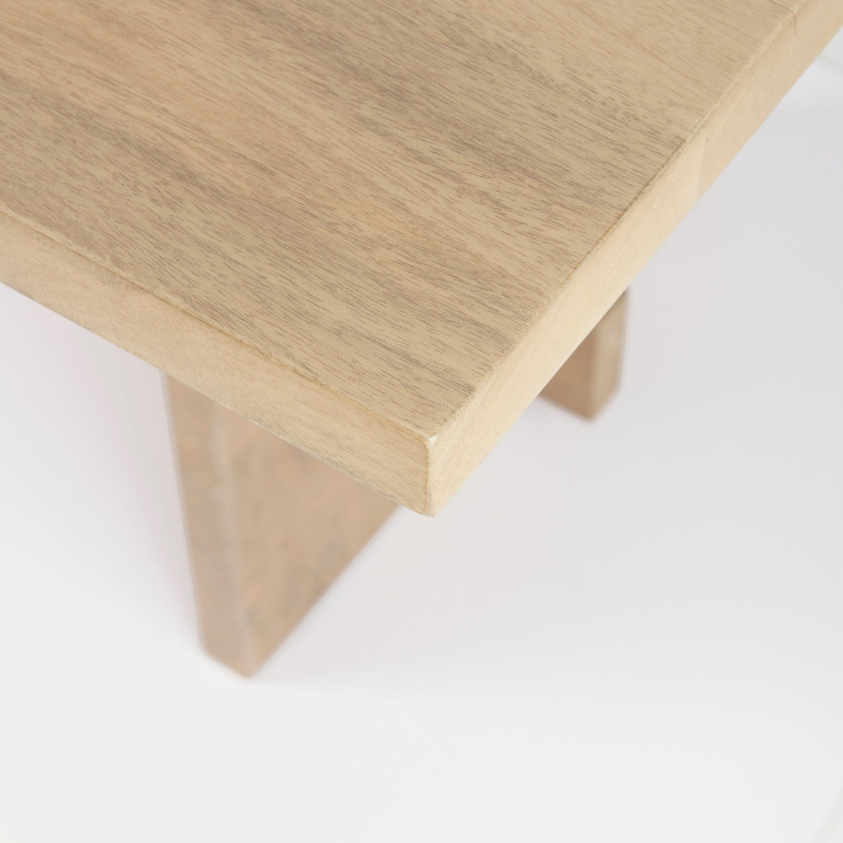 Aida Light Brown Wood Dining Table by Mercana at Eve Furniture