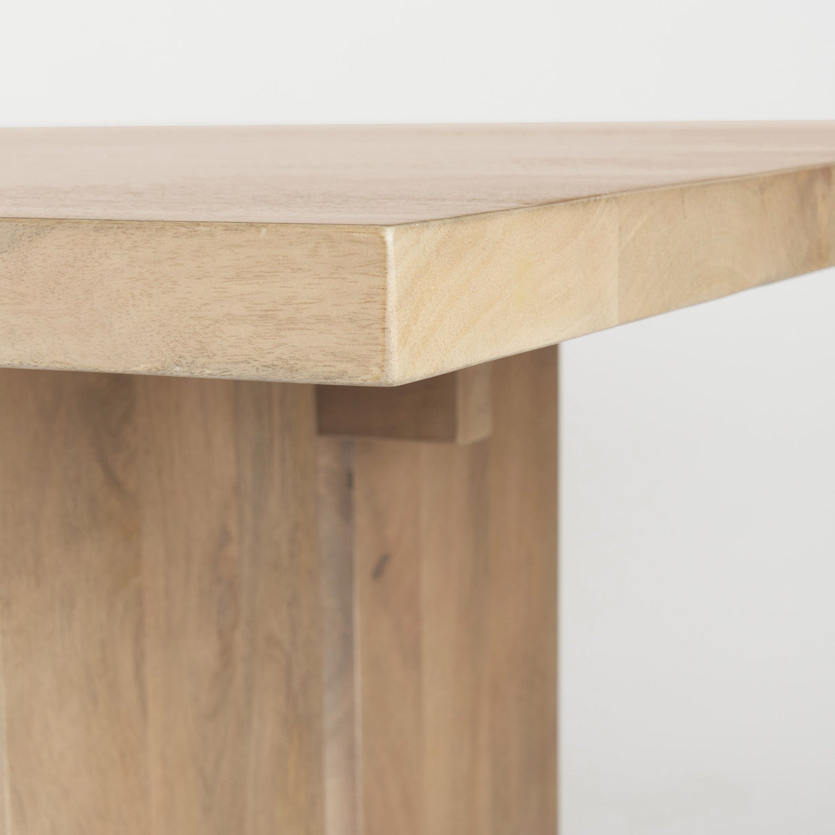 Aida Light Brown Wood Dining Table by Mercana at Eve Furniture