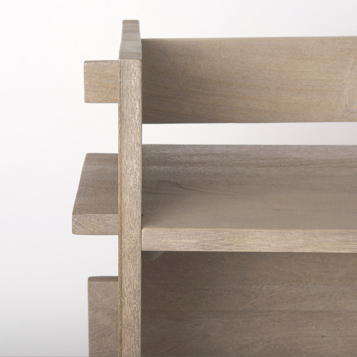 Aida Light Gray Wood Console Table by Mercana at Eve Furniture
