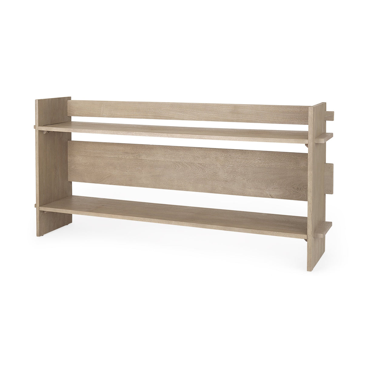 Aida Light Gray Wood Console Table by Mercana at Eve Furniture