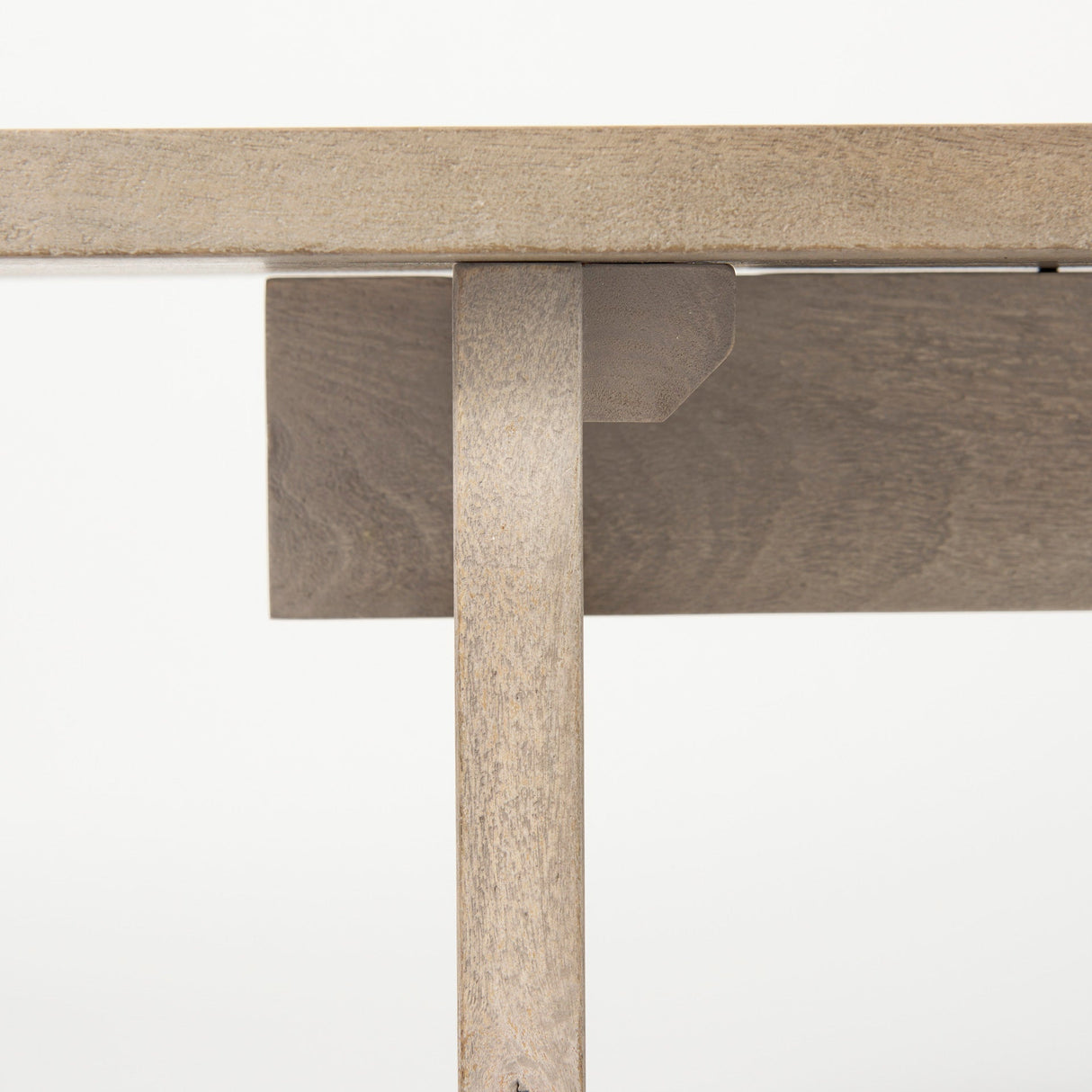 Aida Light Gray Wood Dining Bench by Mercana at Eve Furniture