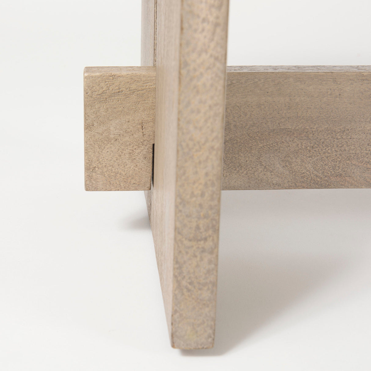 Aida Light Gray Wood Dining Bench by Mercana at Eve Furniture