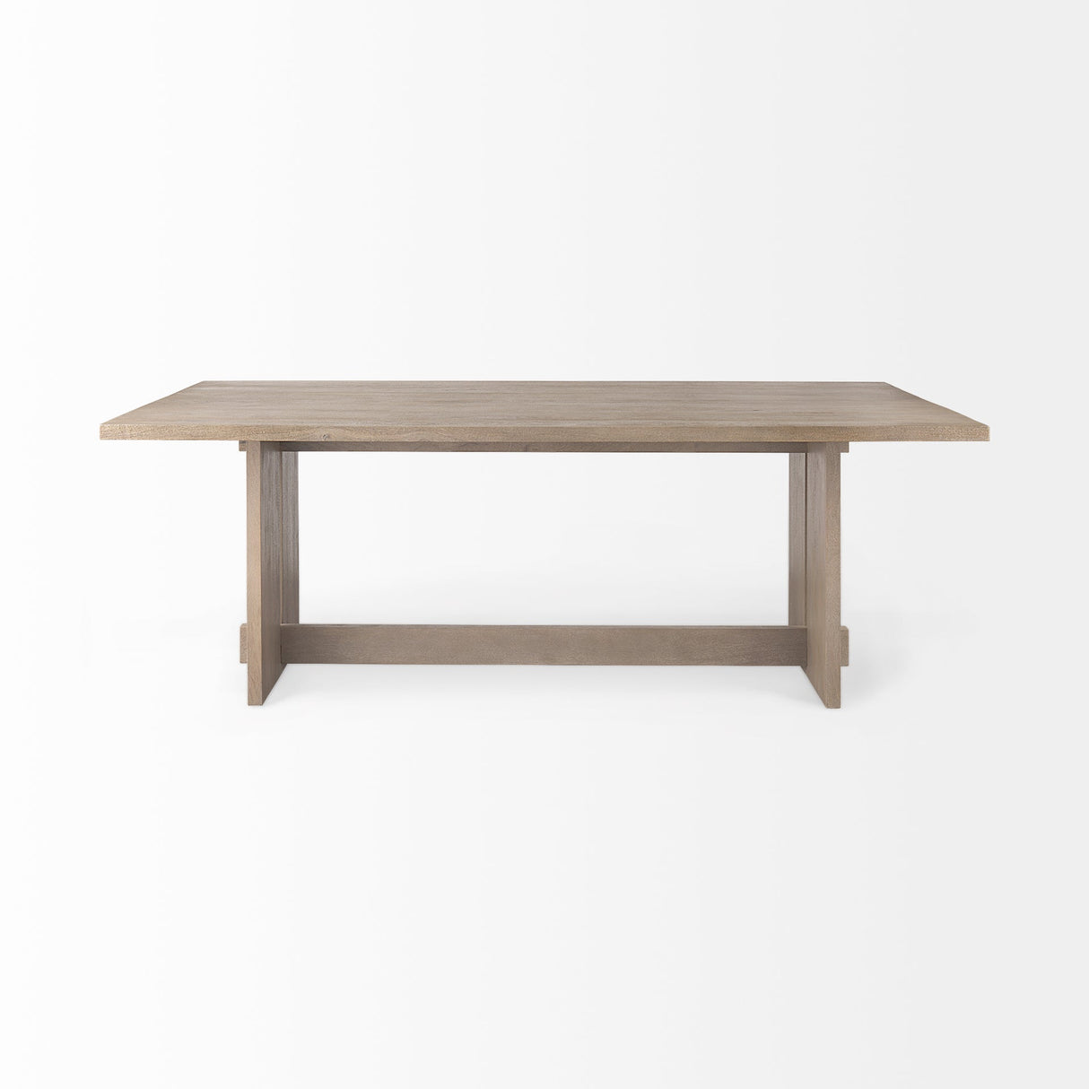 Aida Light Gray Wood Dining Table by Mercana at Eve Furniture