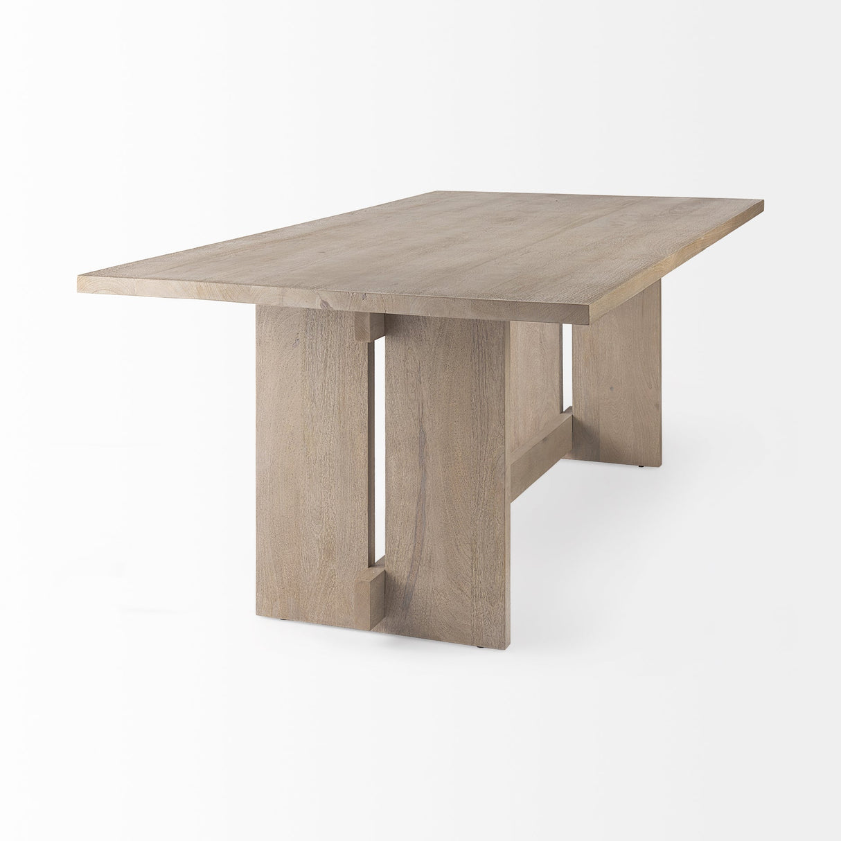 Aida Light Gray Wood Dining Table by Mercana at Eve Furniture