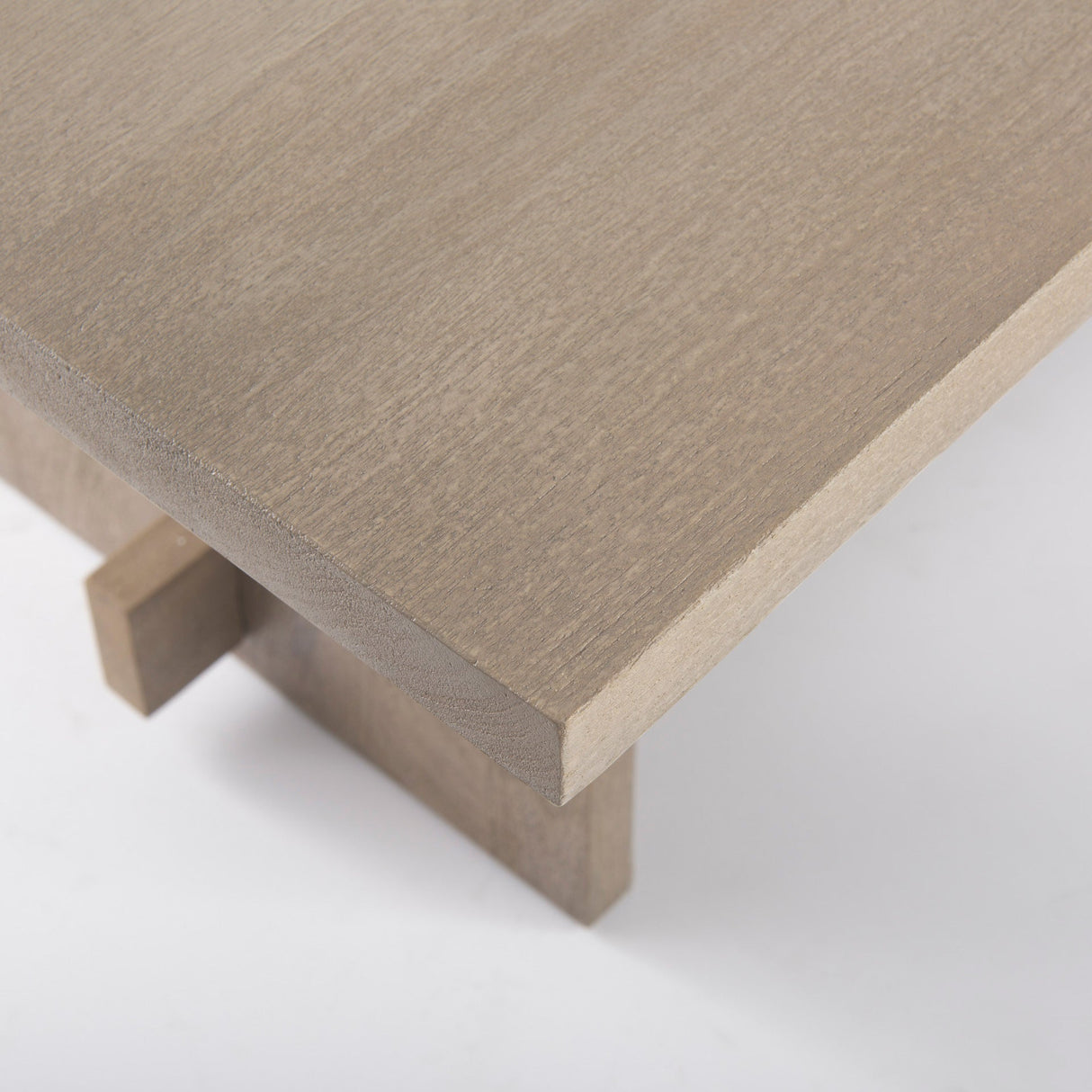 Aida Light Gray Wood Dining Table by Mercana at Eve Furniture