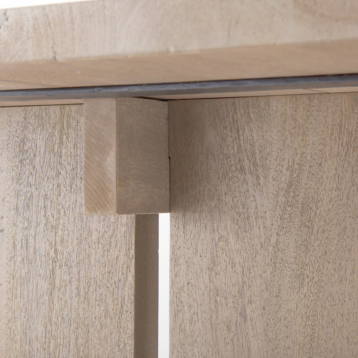 Aida Light Gray Wood Dining Table by Mercana at Eve Furniture