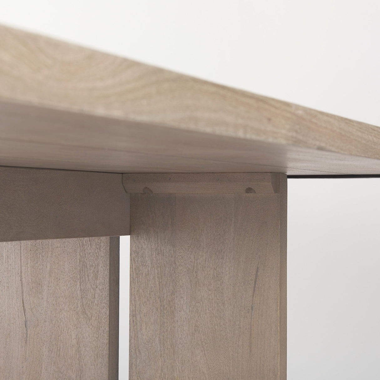 Aida Light Gray Wood Dining Table by Mercana at Eve Furniture