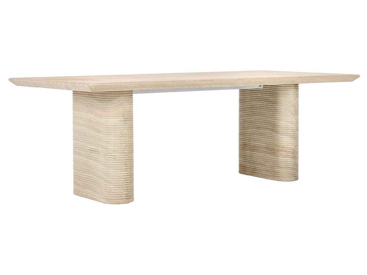 Aiden Beige 87" Outdoor Dining Table by Classic Home at Eve Furniture