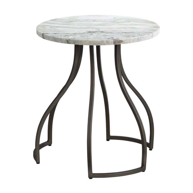 Aiden Green/Black Accent Table by Crestview at Eve Furniture