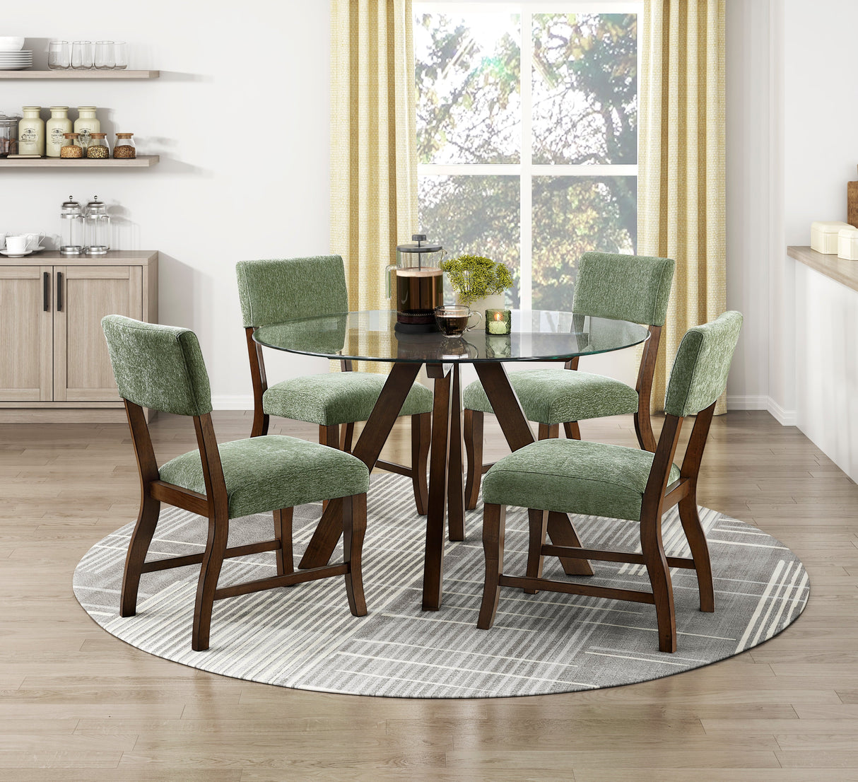 Aiden Olive Dining Chair, Set of 2 by Homelegance at Eve Furniture