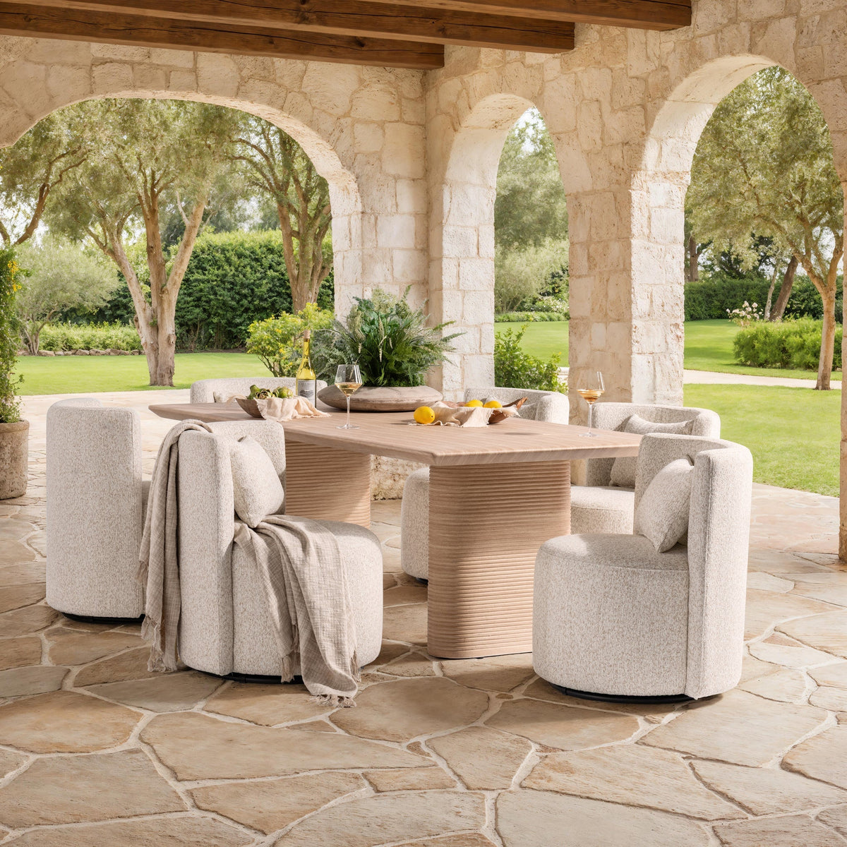 Aiden Outdoor Dining Table by Classic Home at Eve Furniture