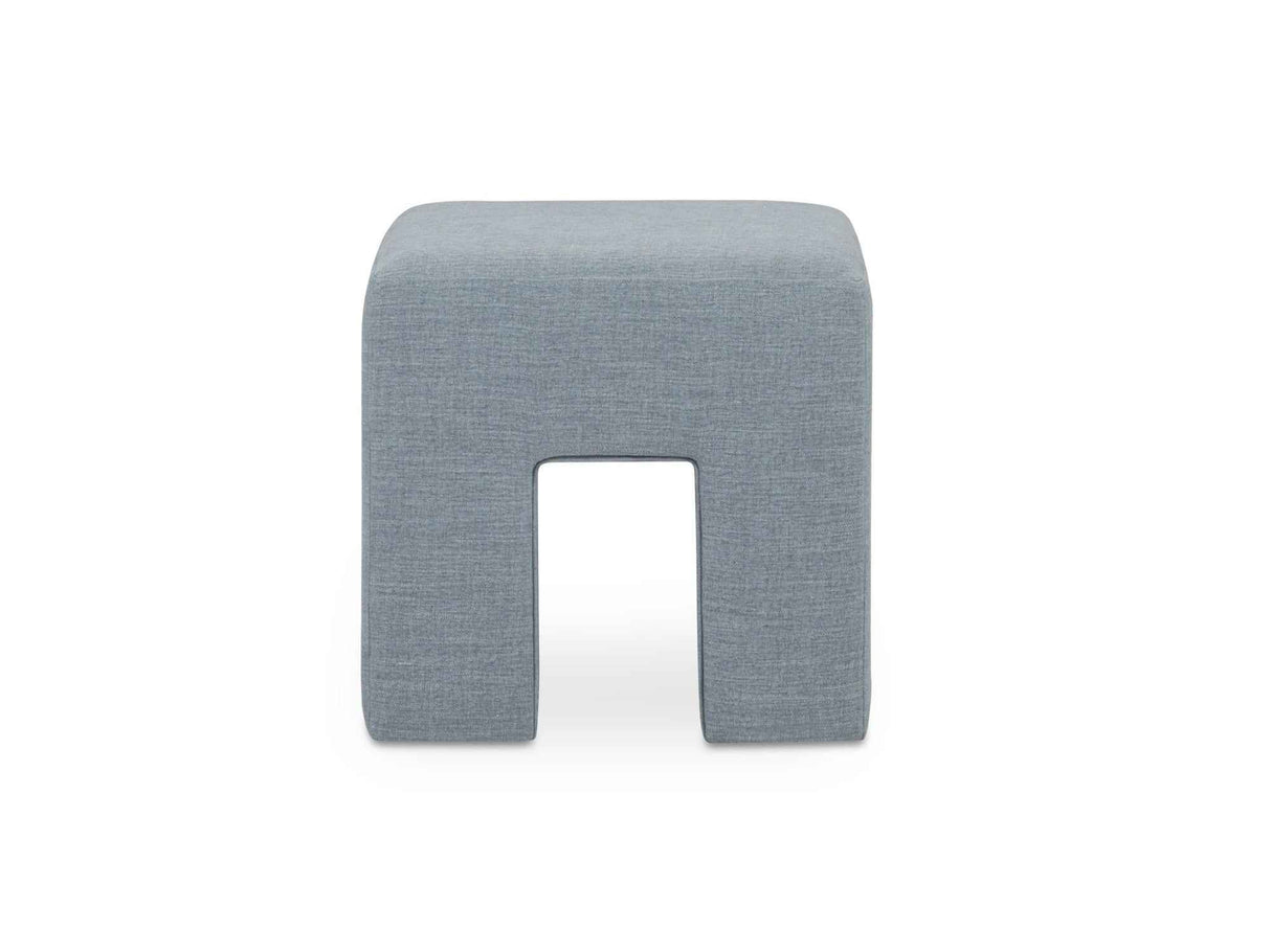 Aidy Light Blue Stool by Moe's Home at Eve Furniture