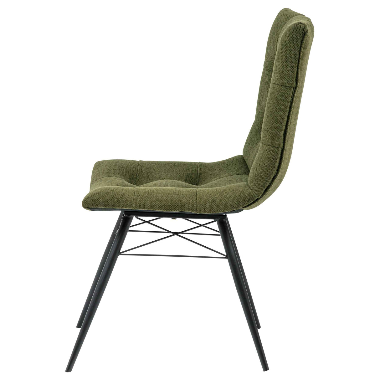 Aiken Saddle/Forest Green Fabric Upholstered Dining Side Chair (Set of 4) by Coaster at Eve Furniture
