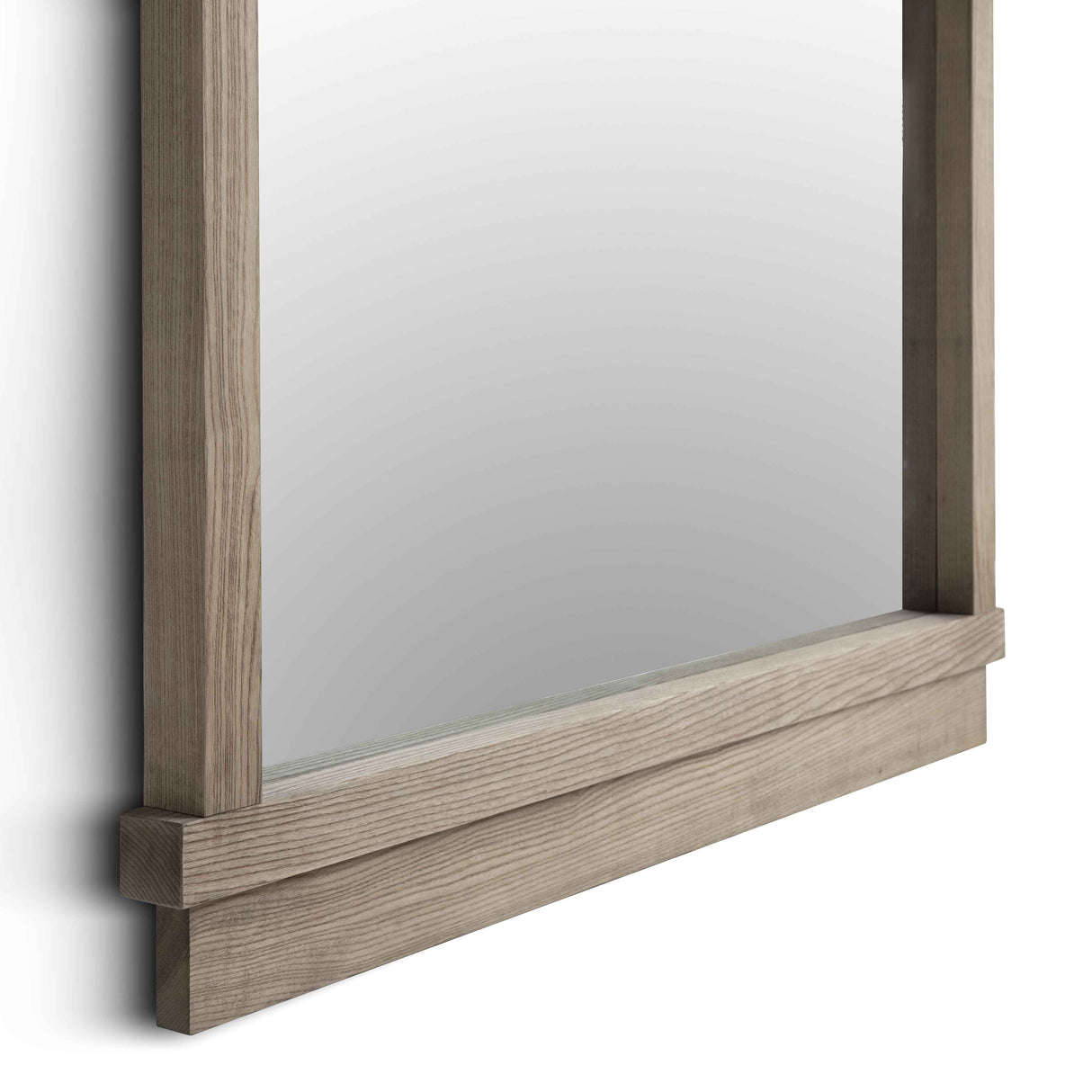 Aimee 44"X77" Solid Brushed Ash Floor Mirror by TOV Furniture at Eve Furniture