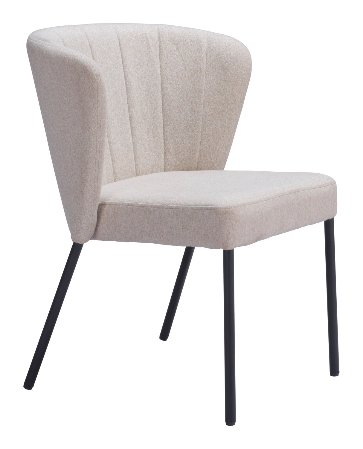 Aimee Beige Dining Chair (Set of 2) by Zuomod at Eve Furniture