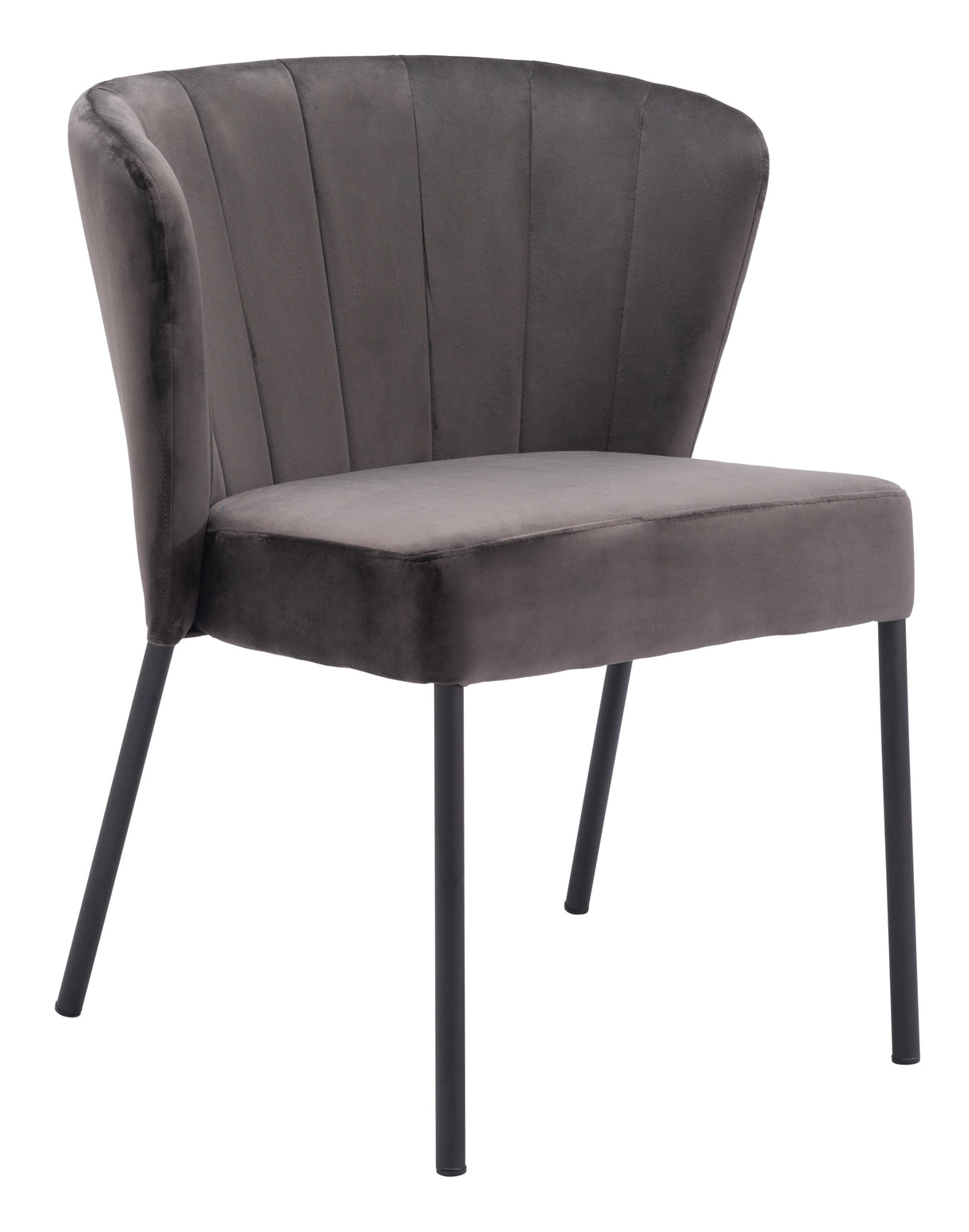 Aimee Gray Dining Chair (Set of 2) by Zuomod at Eve Furniture