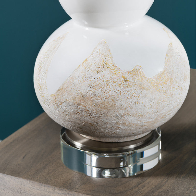 Ainsley White Table Lamp (Set of 2) by Crestview at Eve Furniture