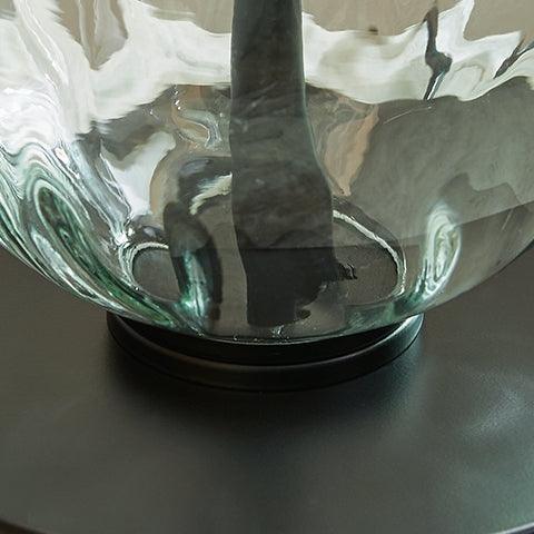 Airbal Clear/Black Table Lamp by Ashley at Eve Furniture