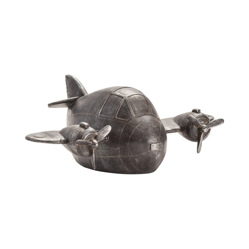 Airplane Grey Statue by Crestview at Eve Furniture