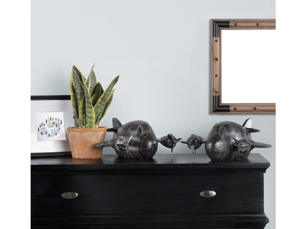 Airplane Grey Statue by Crestview at Eve Furniture