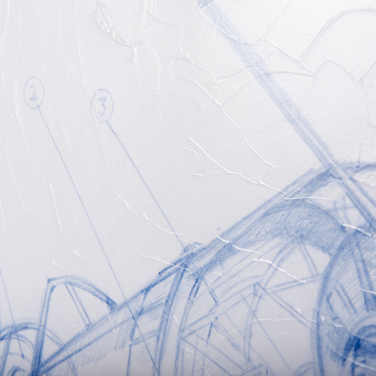 Airplane Mechanical Sketch I by Ethan Harper a Hand Embellished Textured Framed Art Print by Mercana at Eve Furniture