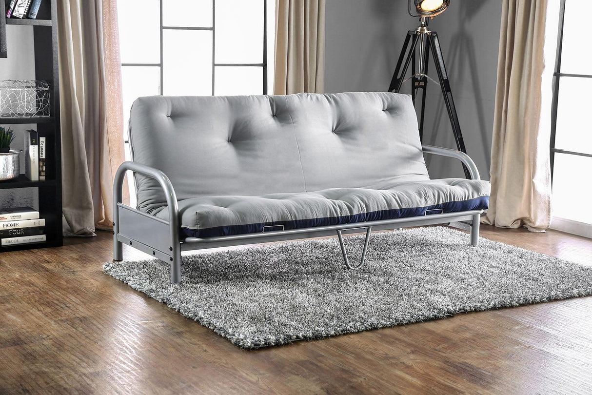 Aksel Gray/Navy Futon Mattress by Furniture of America at Eve Furniture