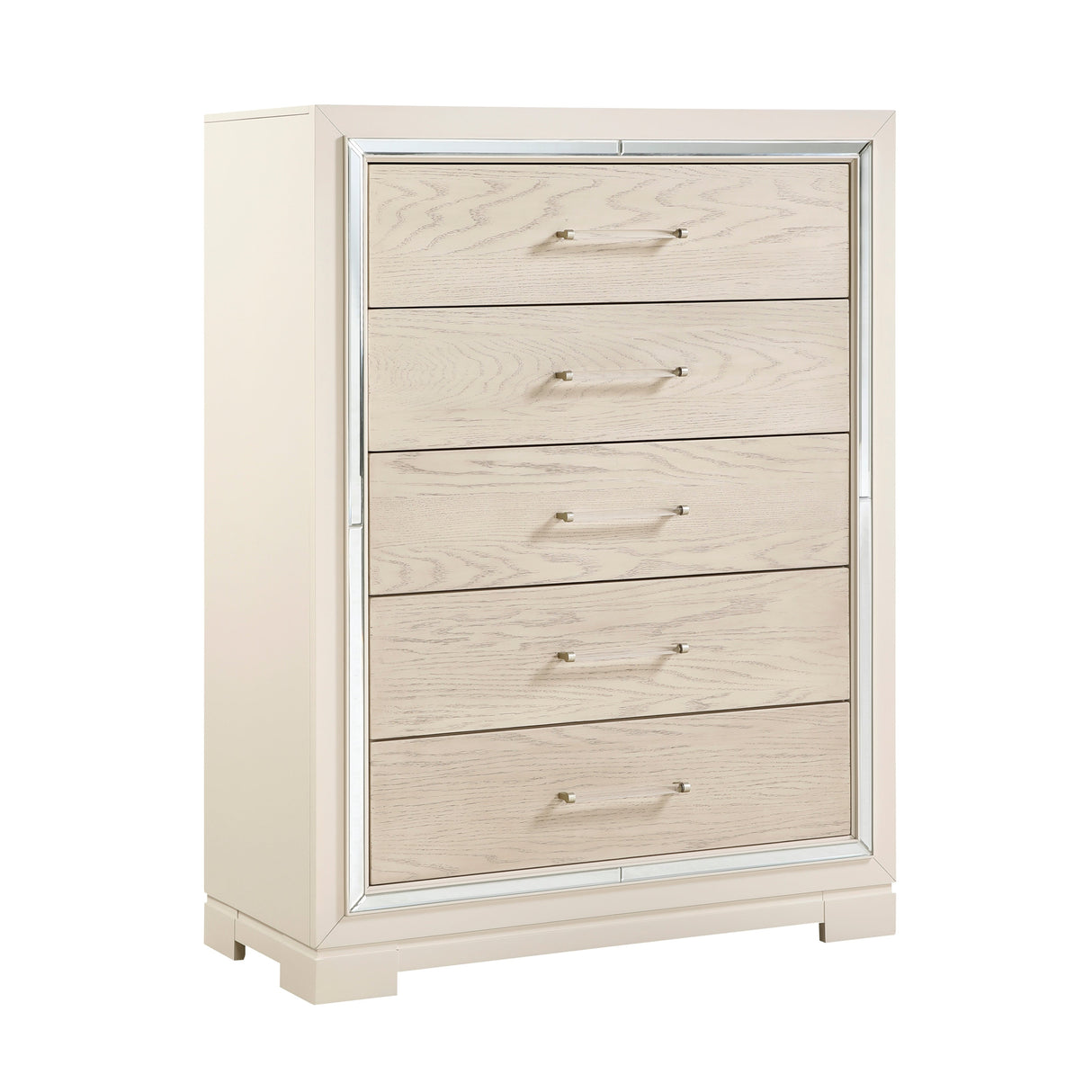 Alabaster Light Gray/Cream Bedroom Set by Homelegance at Eve Furniture