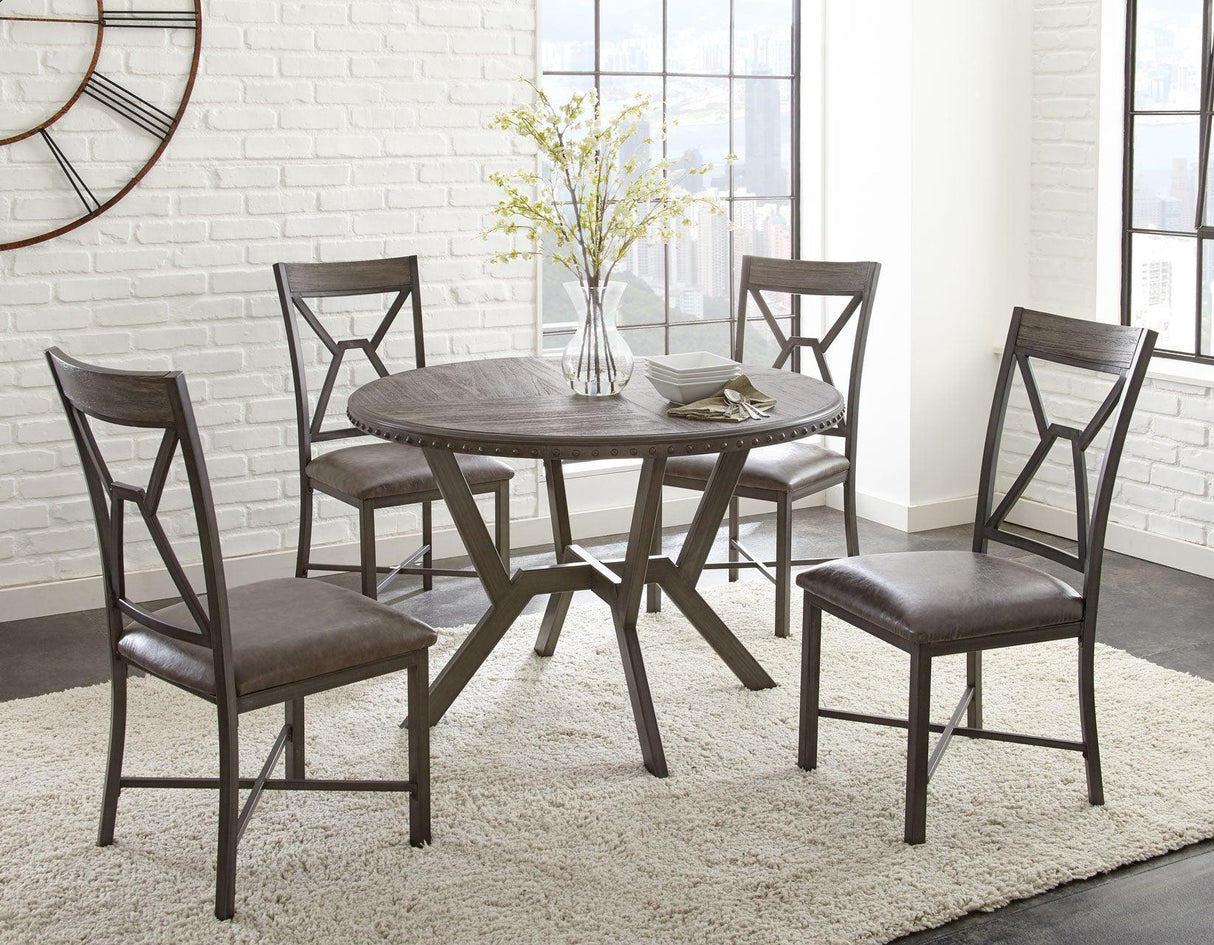 Alamo 45 inch Round Dining Table by Steve Silver at Eve Furniture