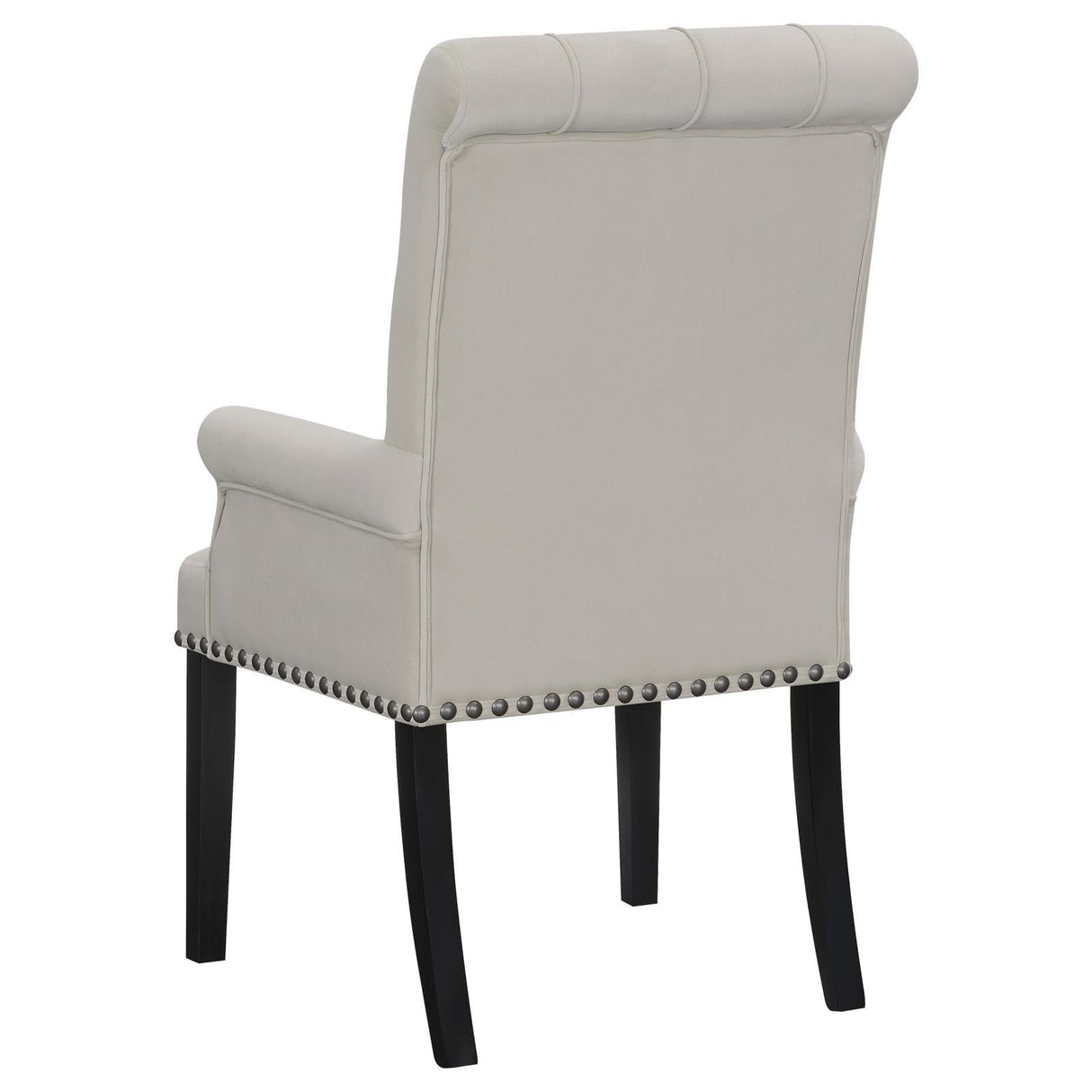 Alana Upholstered Tufted Arm Chair with Nailhead Trim by Coaster at Eve Furniture