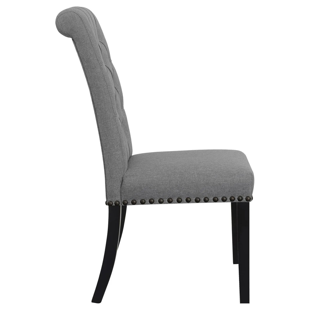 Alana Upholstered Tufted Side Chairs with Nailhead Trim, Set of 2 by Coaster at Eve Furniture