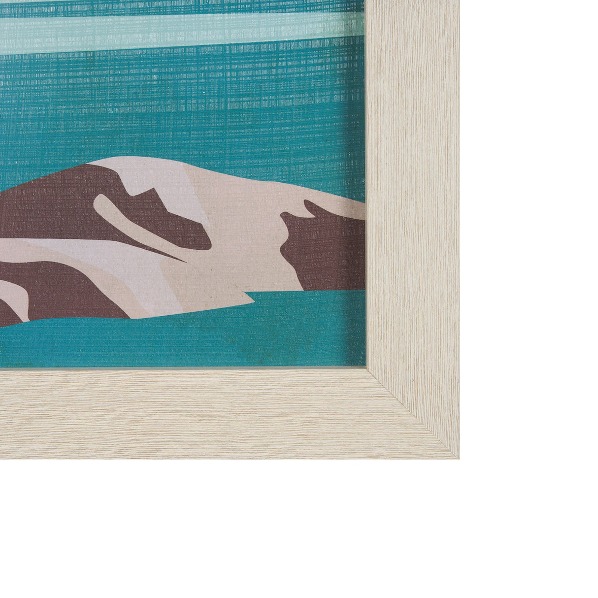 Alaska Go USA (L) by Mercana Studio a Hand Embellished Decograph Framed Art Print by Mercana at Eve Furniture