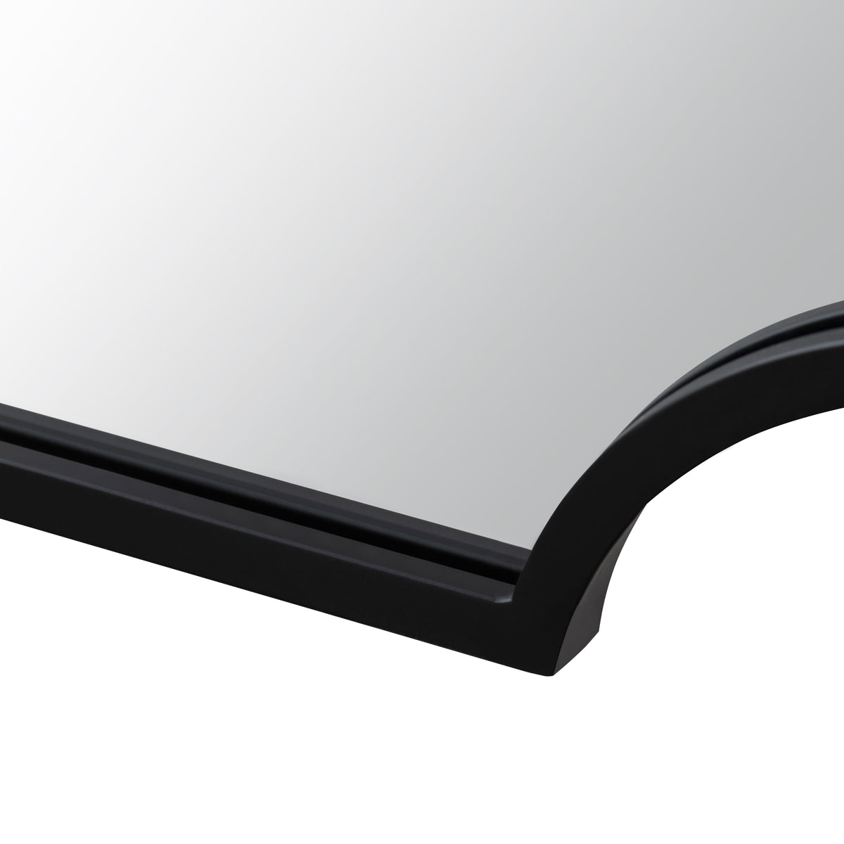Albany 2 Black Wall Mirror by Crestview at Eve Furniture
