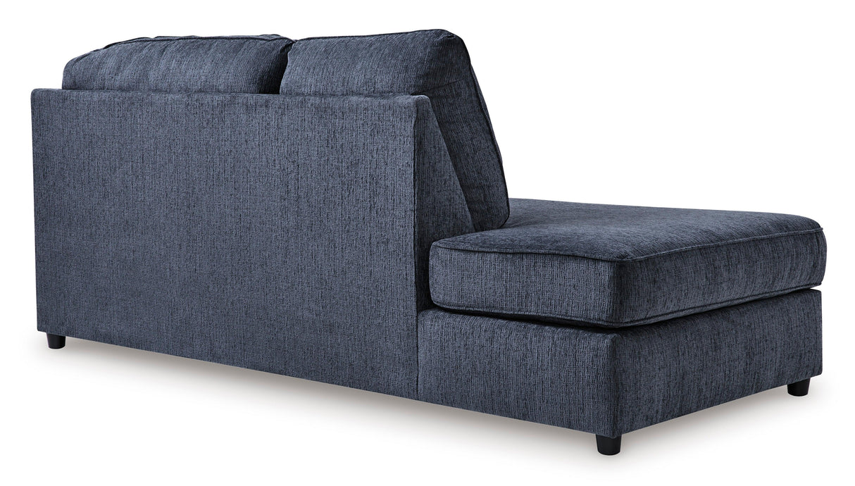 Albar Place Cobalt 2-Piece Left Arm Facing Chaise Sectional by Ashley at Eve Furniture