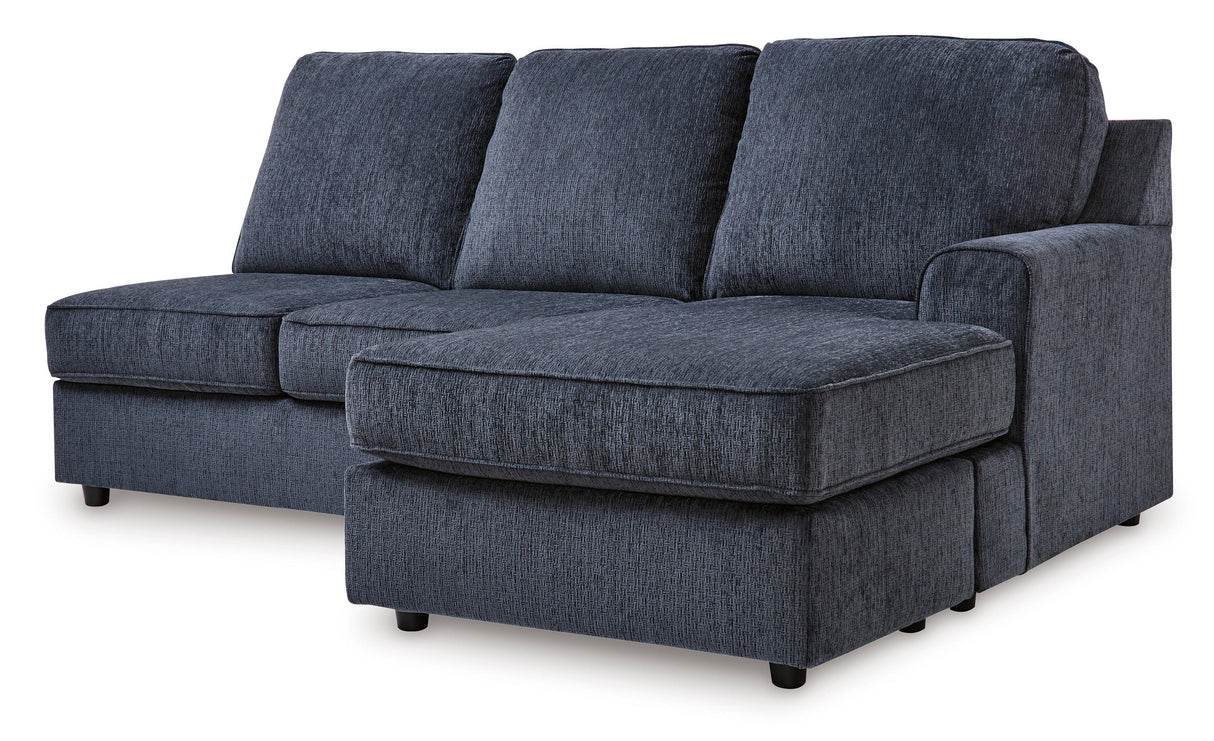Albar Place Cobalt 2-Piece Left Arm Facing Chaise Sectional by Ashley at Eve Furniture