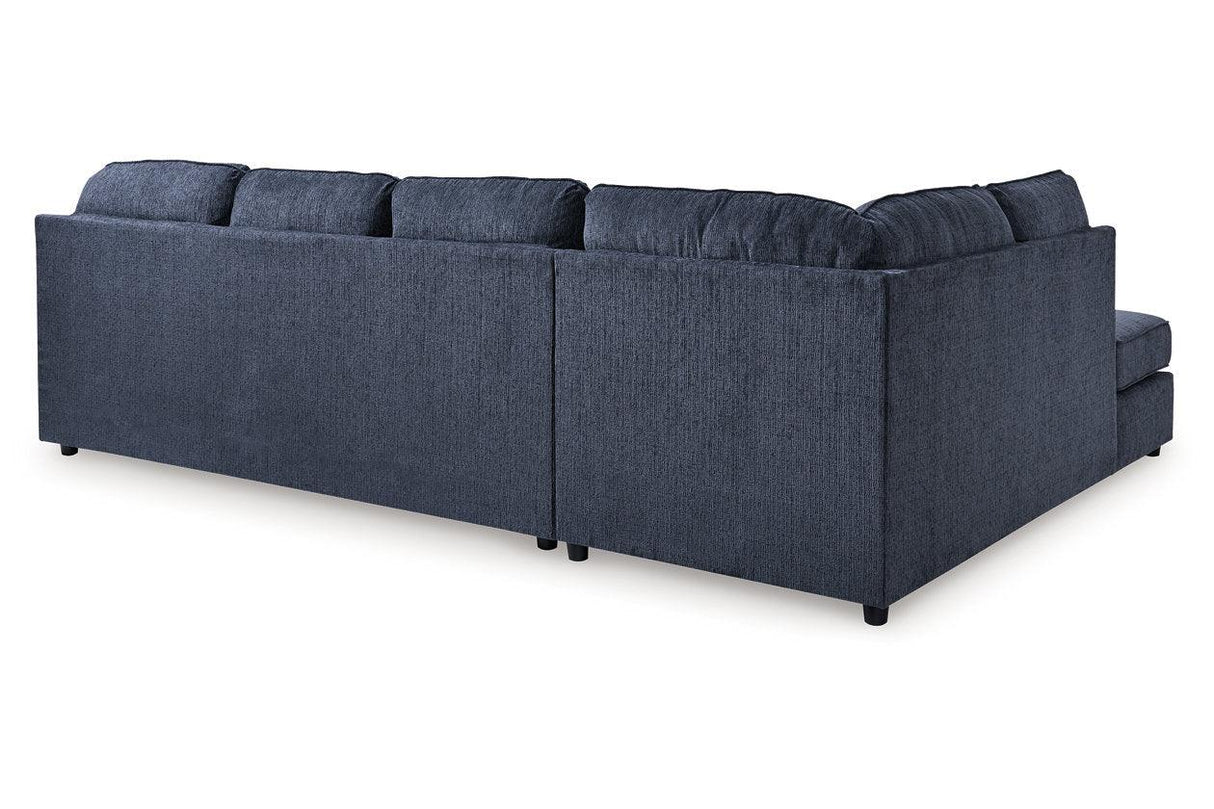 Albar Place Cobalt 2-Piece Sectional by Ashley at Eve Furniture