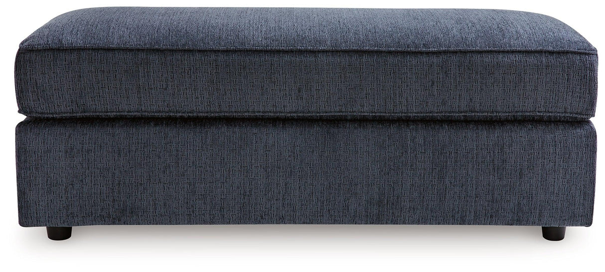 Albar Place Cobalt Oversized Accent Ottoman by Ashley at Eve Furniture