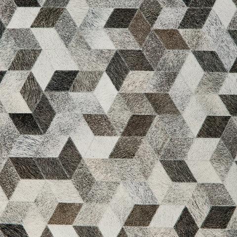 Albermarle Gray/Brown Pouf by Ashley at Eve Furniture