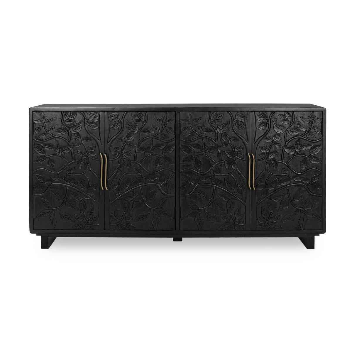 Albero 4 Door Buffet - Black by Classic Home at Eve Furniture