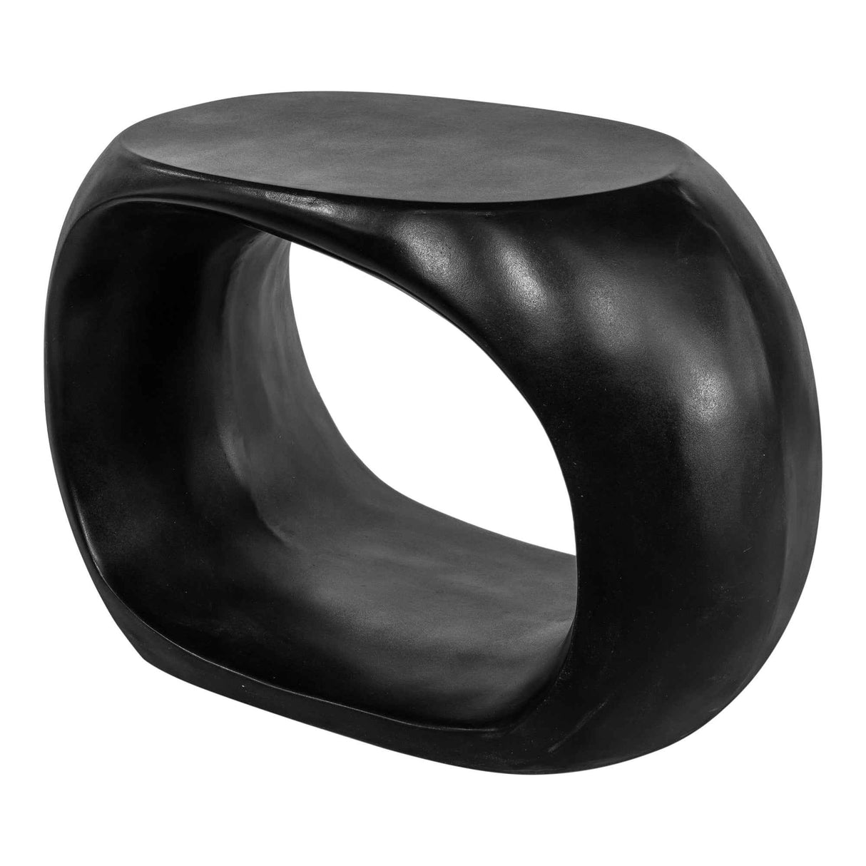 Albers Black Outdoor Stool