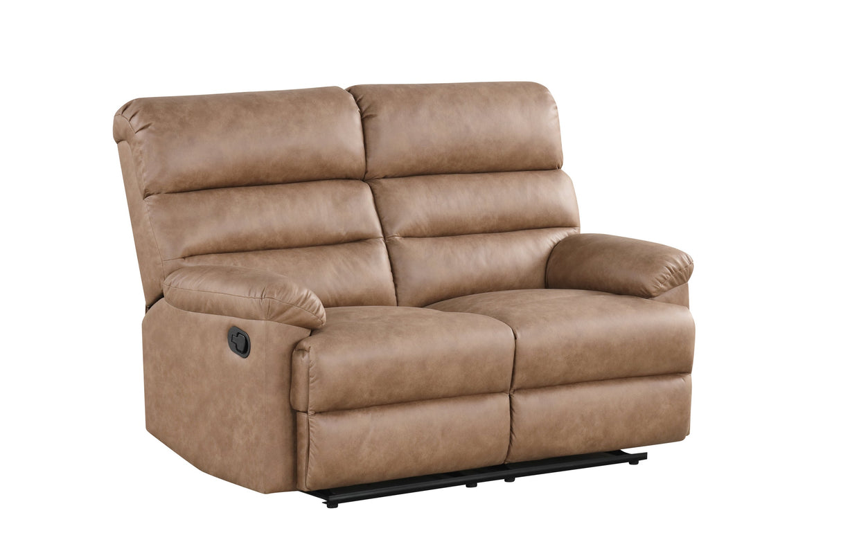 Albert Saddle 3-Piece Reclining Living Room Set by Happy Homes at Eve Furniture