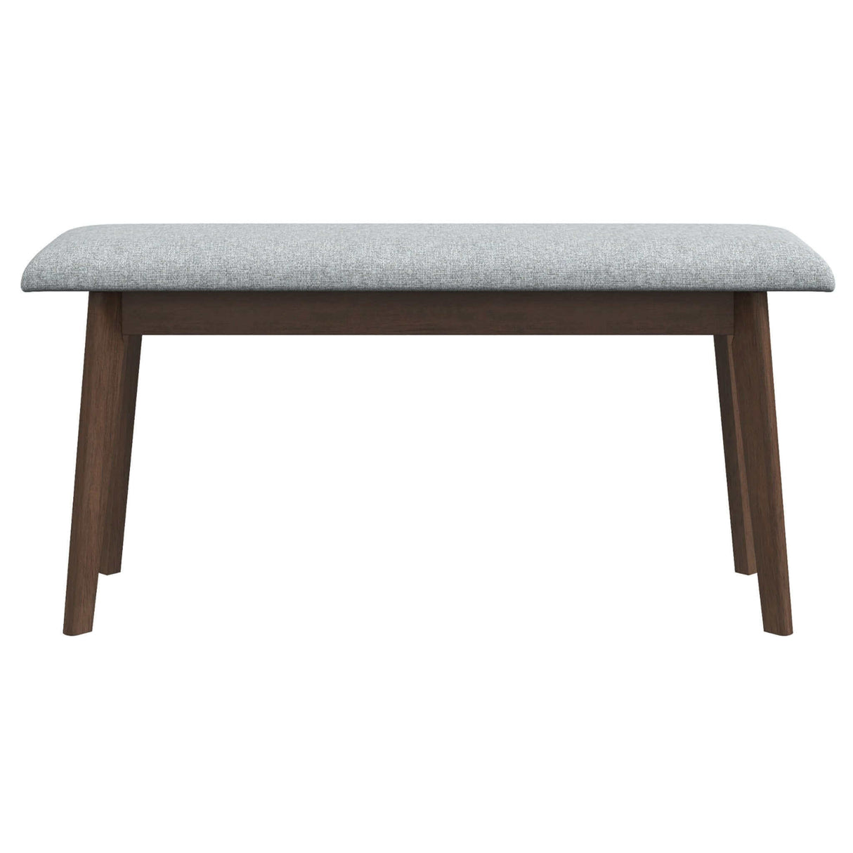 Carlos Fabric Upholstered Solid Wood Bench 47" by Ashcroft Imports at Eve Furniture