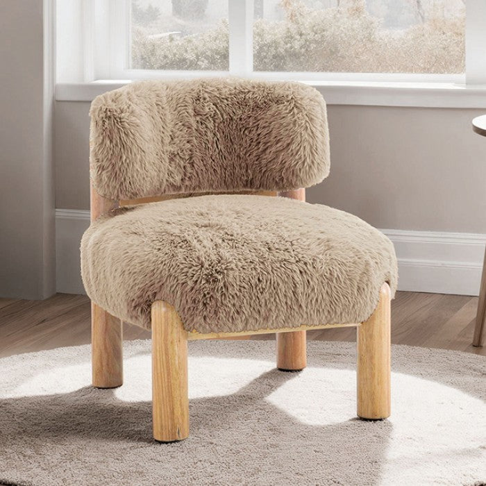 Alcoba Mushroom Accent Chair by Furniture of America at Eve Furniture