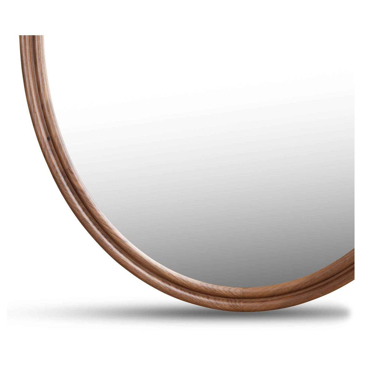 Alcott Walnut Oval Mirror