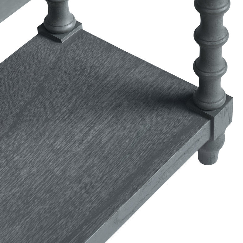 Alden Gray Etagere by Crestview at Eve Furniture
