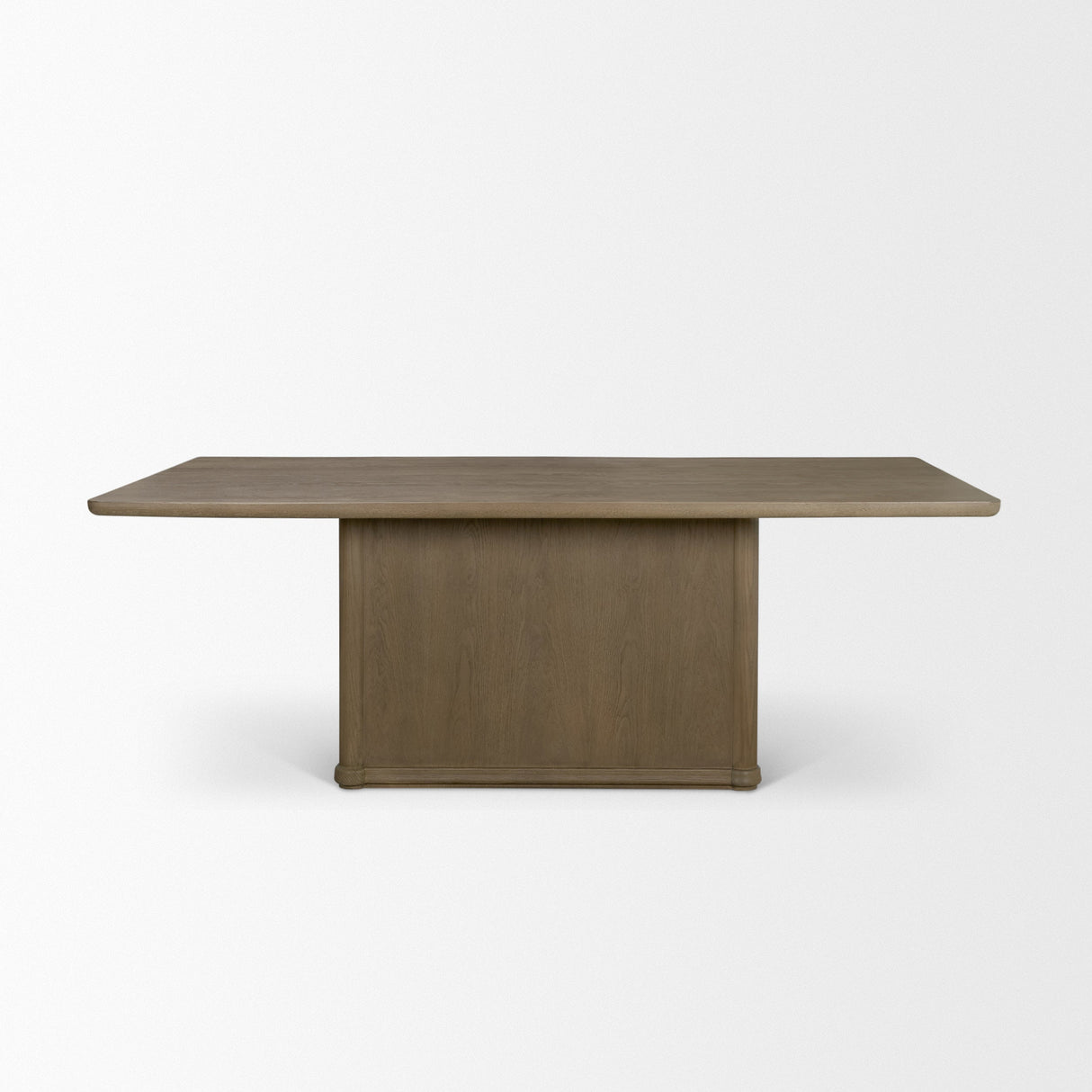 Alden 84" Rectangular Medium Brown Wood Dining Table by Mercana at Eve Furniture