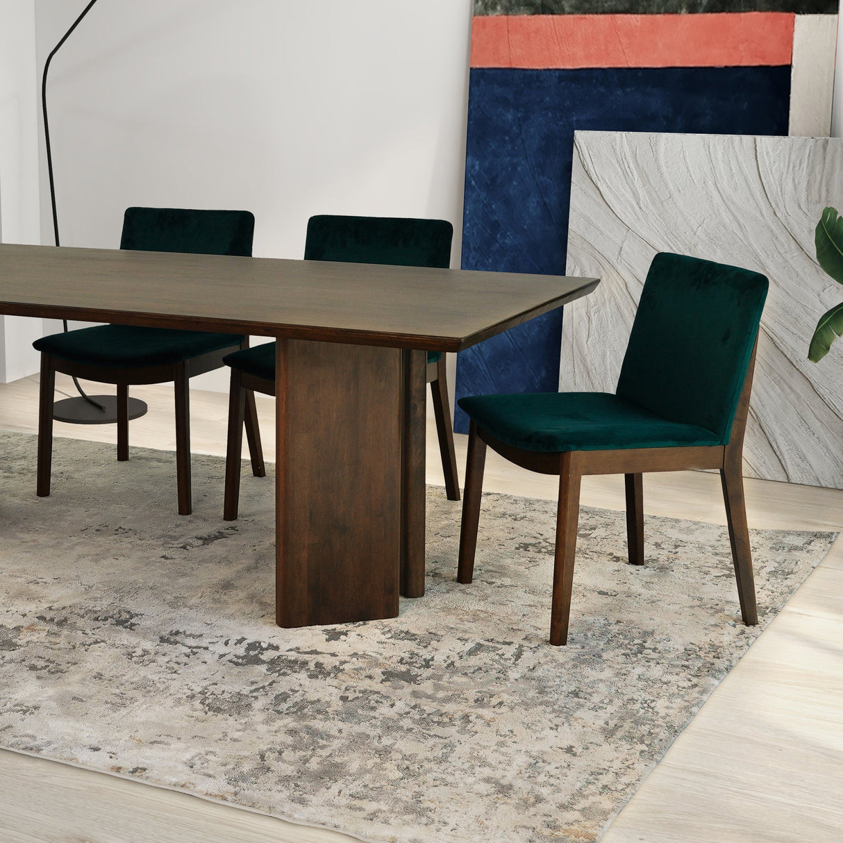 Alden Walnut Dining Table by Ashcroft Furniture at Eve Furniture