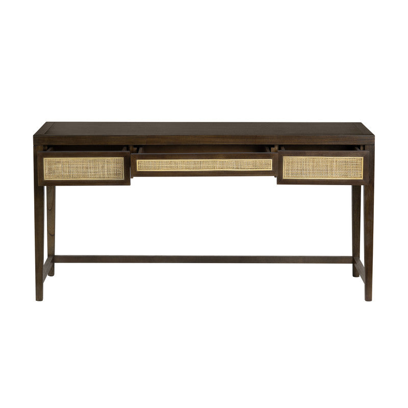 Alder Brown Writing Desk by Crestview at Eve Furniture