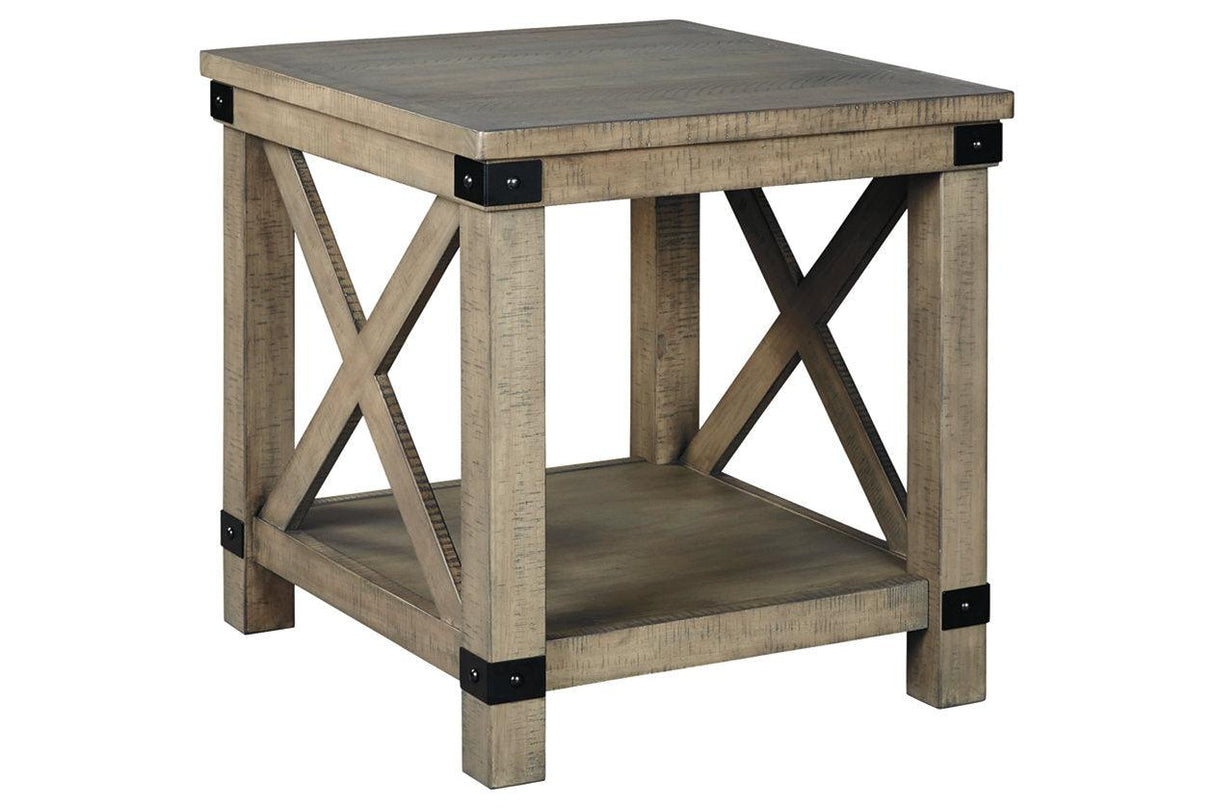 Aldwin Gray End Table by Ashley at Eve Furniture