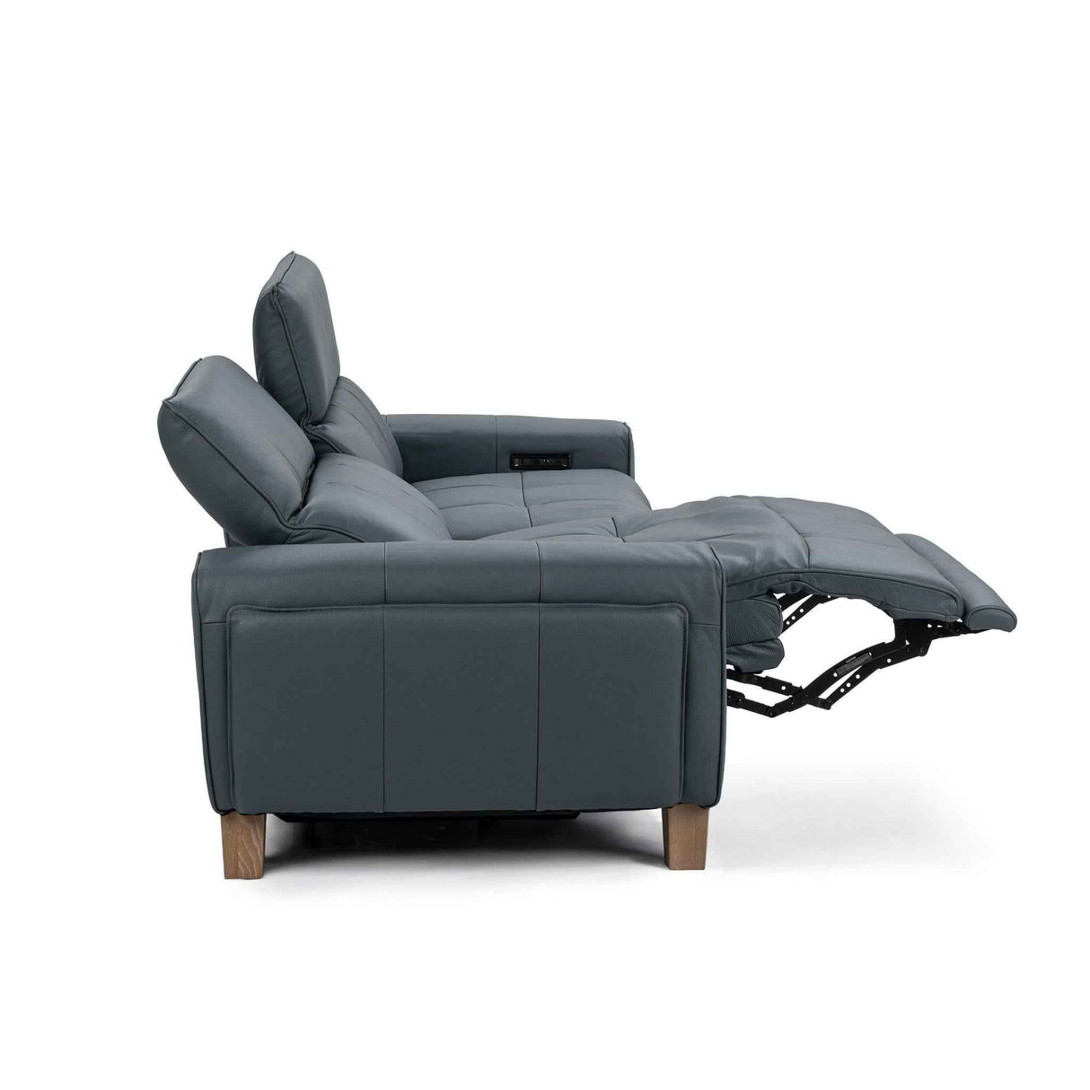 Alea Reclining Sofa - Smoke Blue by Classic Home at Eve Furniture