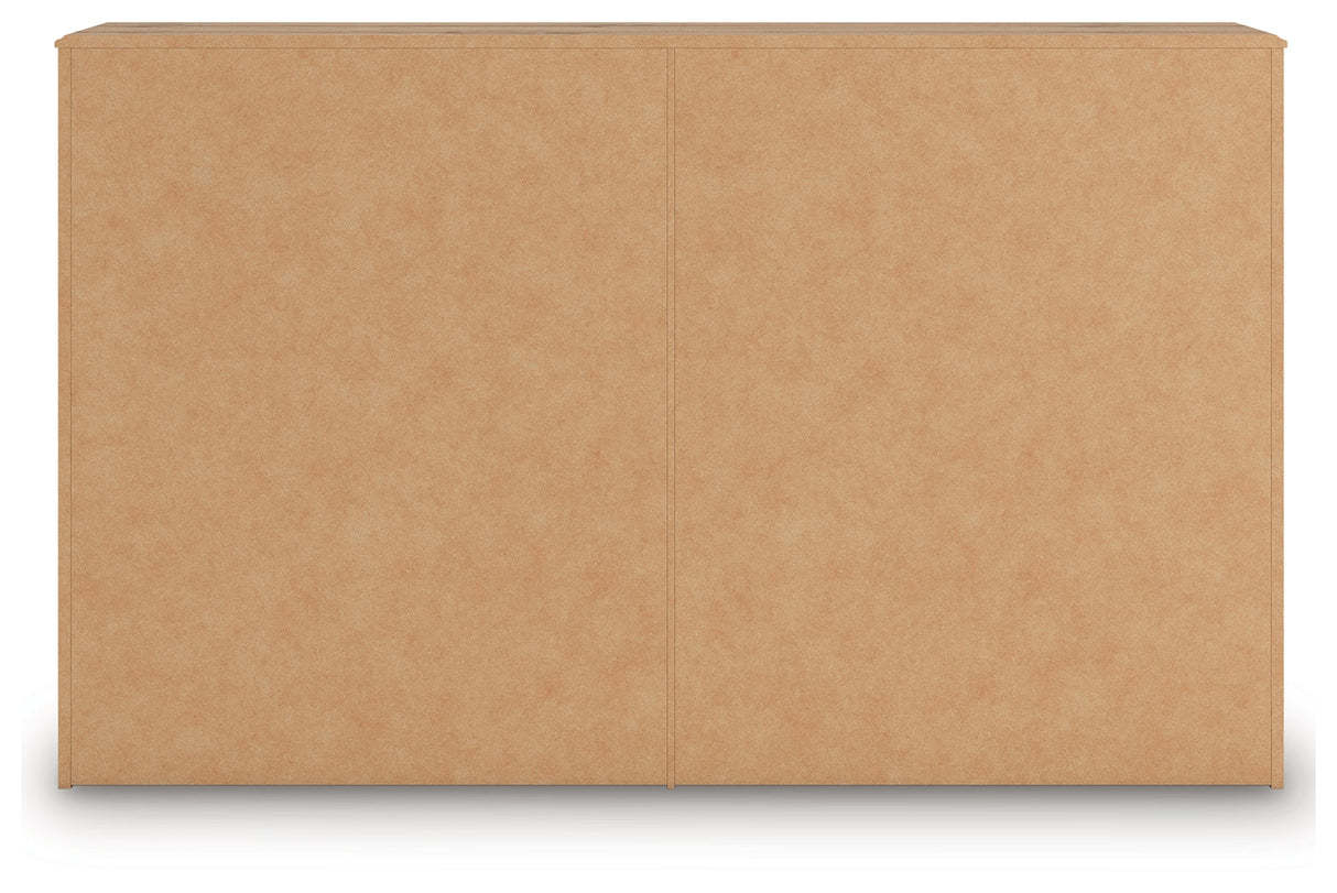 Aleaport Warm Brown Dresser by Ashley at Eve Furniture